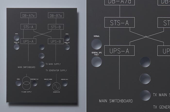 Control Panel Engraved